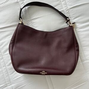 2014 Plum Coach Hobo Bag